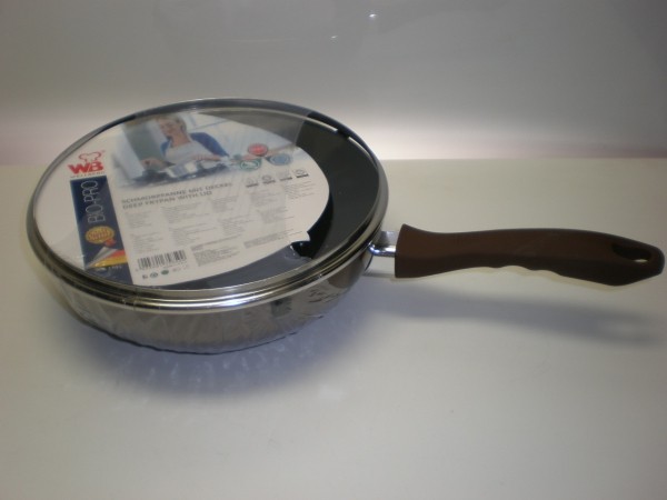 WB2441 Сковорода глубокая с крышкой (24*7.5 см.)