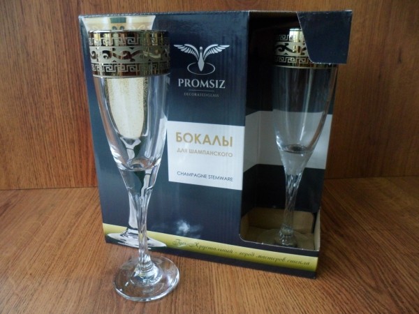 GE08-307 Набор 6 бокалов д/шампанского "Версаль"