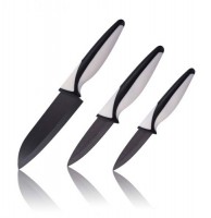WB5411 Набор ножей 3 пр. (керамика, черные лезвия)