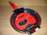 WR8192 Сковорода 26 см. RED PRINCESS с мрам.покр.